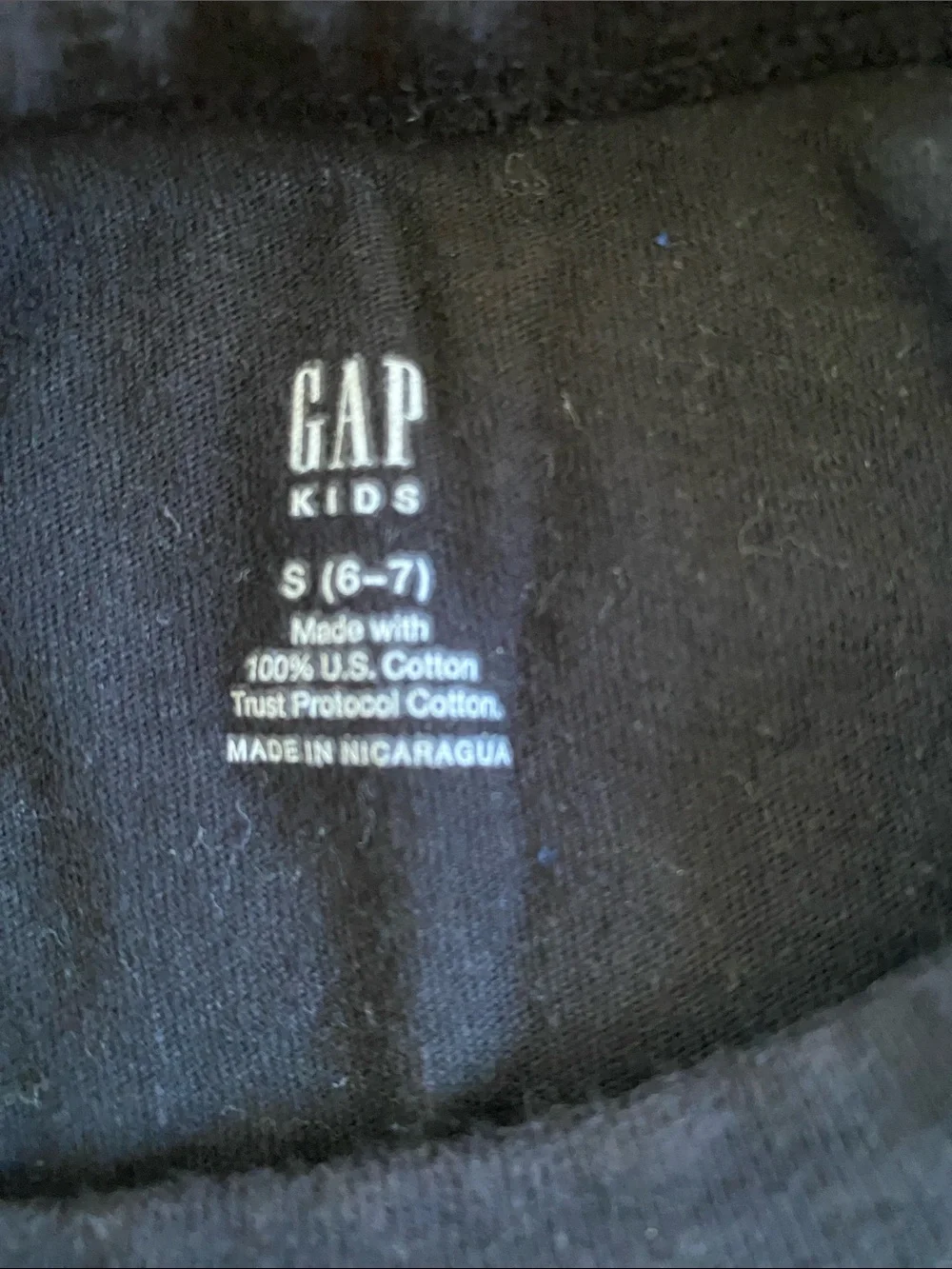 Gap Kids Solar System Graphic Tee - Black Size S (6-7)